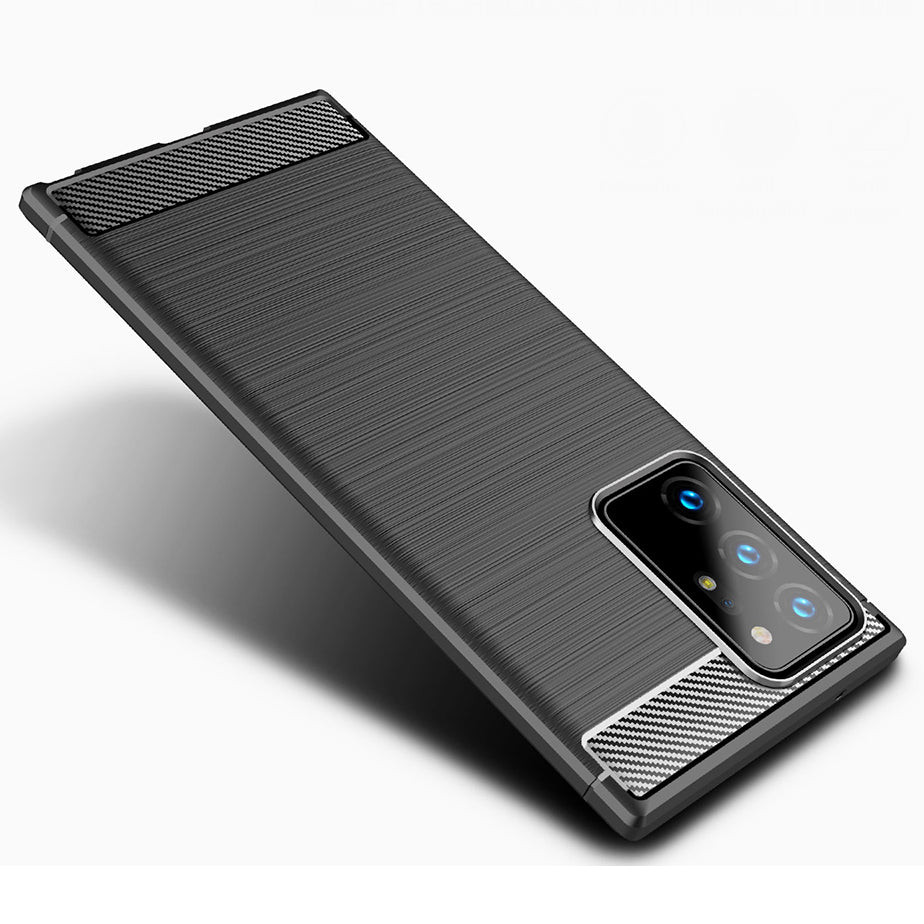 Hoes voor Samsung Galaxy Note 20 Ultra 5G N986 / Note 20 Ultra N985, Techsuit, Carbon, Zwart