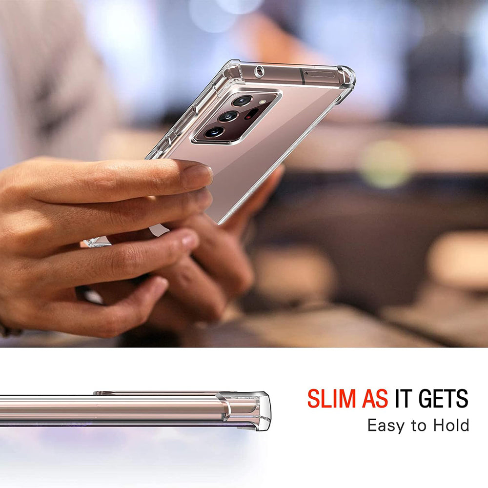 Hoesje voor Samsung Galaxy Note 20 Ultra 5G N986 / Note 20 Ultra N985, Techsuit, Schokbestendig Helder, Transparant