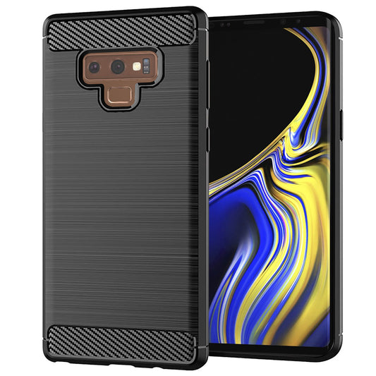 Hoes voor Samsung Galaxy Note 9 N960, Techsuit, Carbon, Zwart