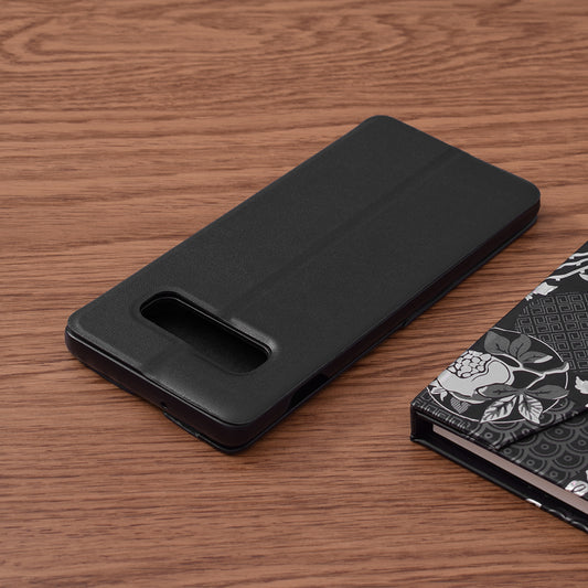 Hoes voor Samsung Galaxy S10+ G975, Techsuit, eFold, Zwart