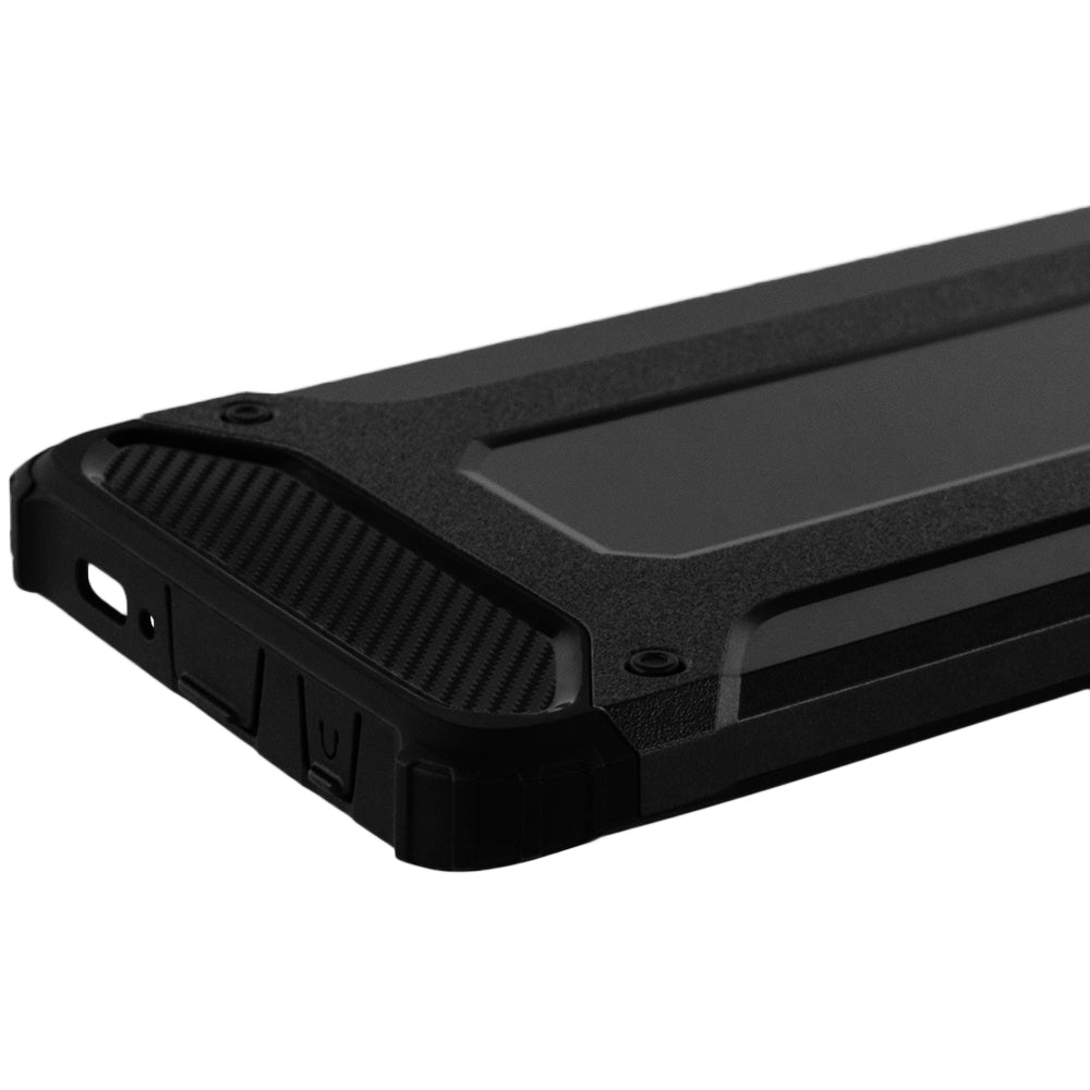 Hoes voor Samsung Galaxy S10+ G975, Techsuit, Hybrid Armor, Zwart