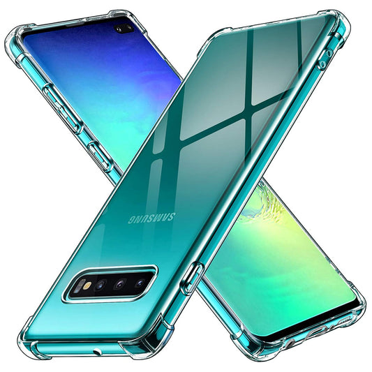 Hoesje voor Samsung Galaxy S10+ G975, Techsuit, Schokbestendig Helder, Transparant
