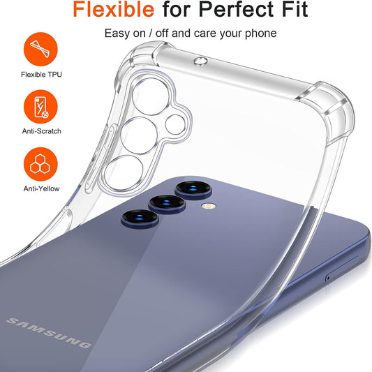 Hoesje voor Samsung Galaxy S10+ G975, Techsuit, Schokbestendig Helder, Transparant