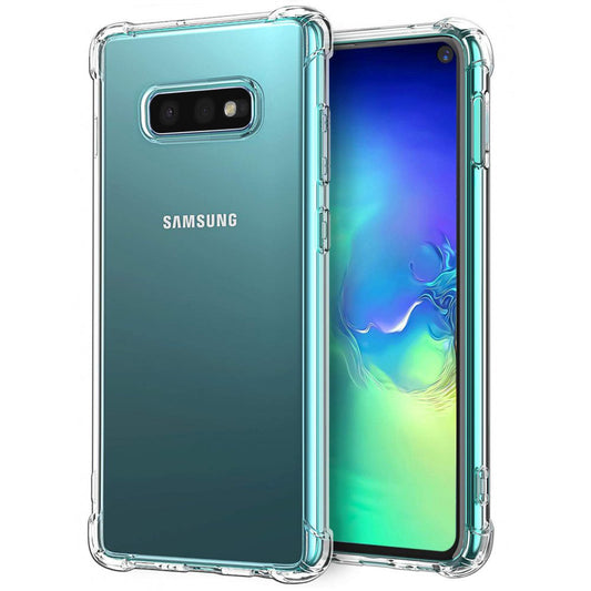 Hoes voor Samsung Galaxy S10e G970, Techsuit, Schokbestendig Transparant, Helder