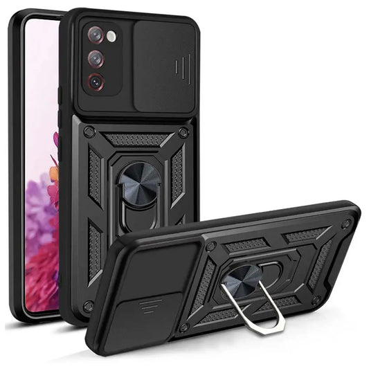 Hoes voor Samsung Galaxy S20 FE 2022 G781 / S20 FE 5G G781 / S20 FE G780, Techsuit, CamShield, Zwart