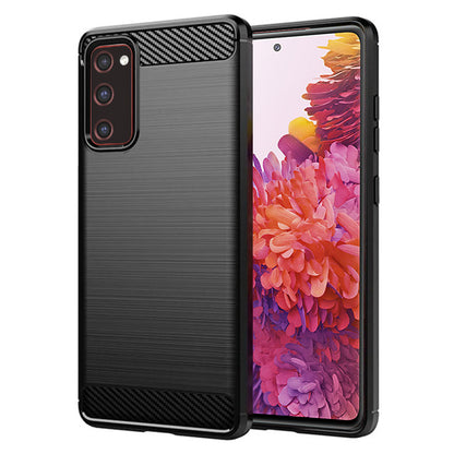Case for Samsung Galaxy S20 FE 2022 G781 / S20 FE 5G G781 / S20 FE G780, Techsuit, Carbon, Black