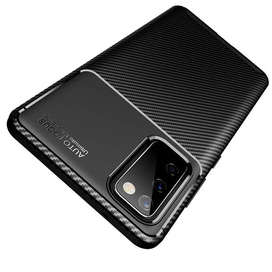 Hoes voor Samsung Galaxy S20 FE 2022 G781 / S20 FE 5G G781 / S20 FE G780, Techsuit, CarbonFiber, Zwart
