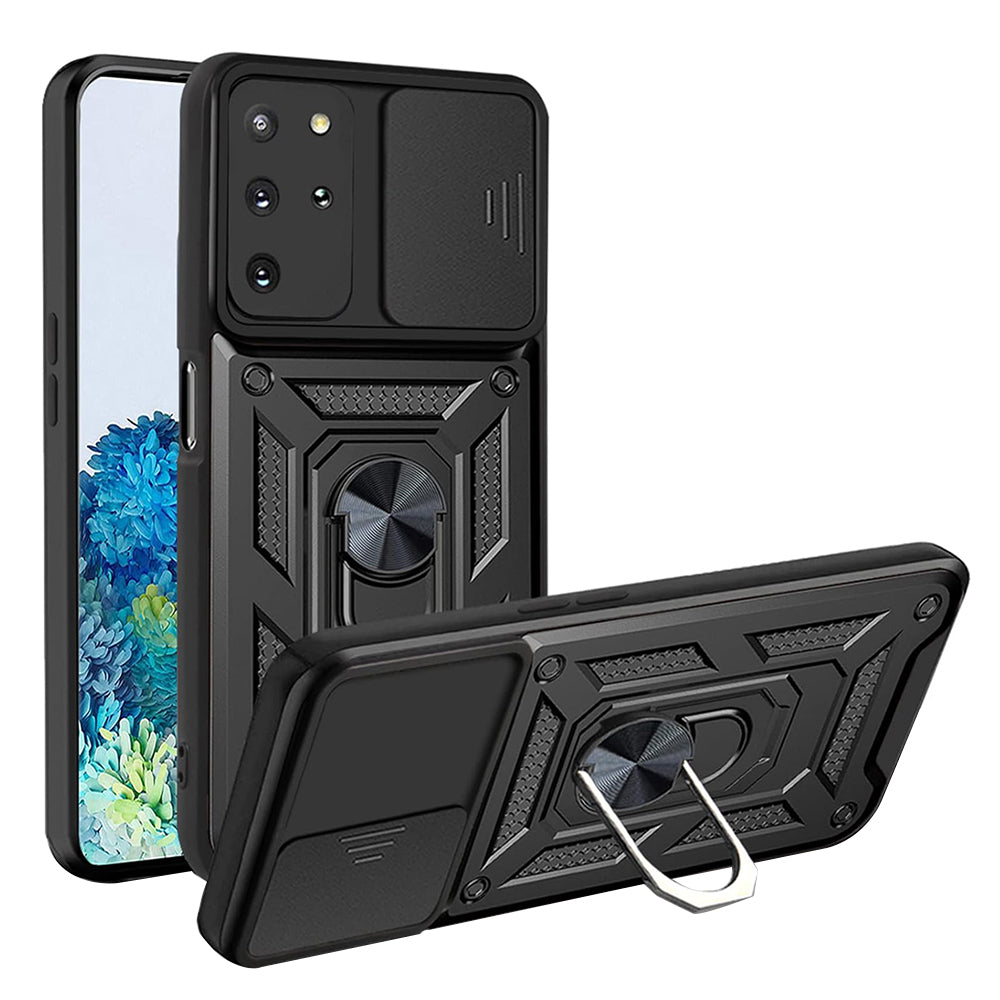 Hoes voor Samsung Galaxy S20+ 5G G986 / S20+ G985, Techsuit, CamShield, Zwart