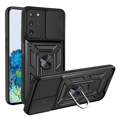 Hoes voor Samsung Galaxy S20+ 5G G986 / S20+ G985, Techsuit, CamShield, Zwart