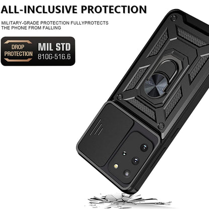 Hoes voor Samsung Galaxy S20+ 5G G986 / S20+ G985, Techsuit, CamShield, Zwart