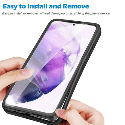Hoes voor Samsung Galaxy S21 FE 5G G990, Techsuit, ColorVerse 360, Zwart