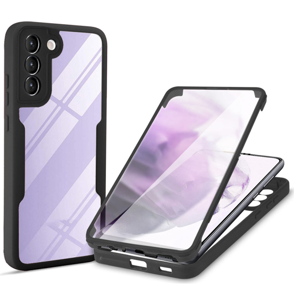 Hoes voor Samsung Galaxy S21 FE 5G G990, Techsuit, ColorVerse 360, Zwart