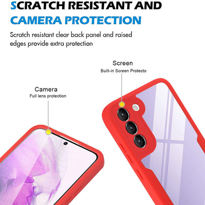 Hoes voor Samsung Galaxy S21 FE 5G G990, Techsuit, ColorVerse 360, Zwart