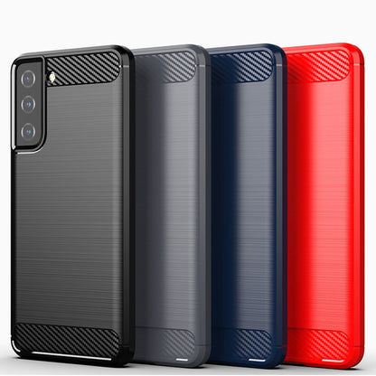Hoes voor Samsung Galaxy S21+ 5G G996, Techsuit, Carbon, Zwart