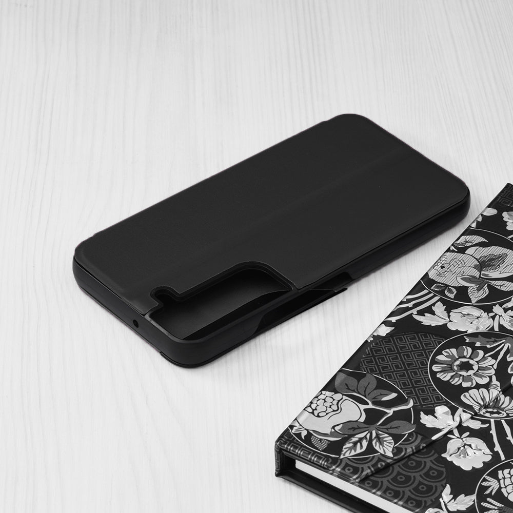 Hoes voor Samsung Galaxy S22 5G S901, Techsuit, eFold, Zwart