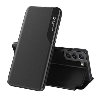 Hoes voor Samsung Galaxy S22 5G S901, Techsuit, eFold, Zwart
