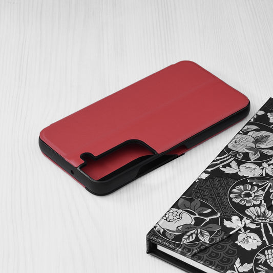 Hoes voor Samsung Galaxy S22 5G S901, Techsuit, eFold, Rood
