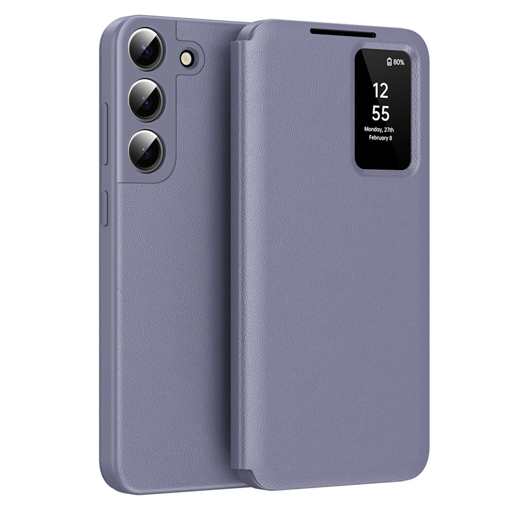 Hoes voor Samsung Galaxy S22+ 5G S906, Techsuit, SmartView, Paars