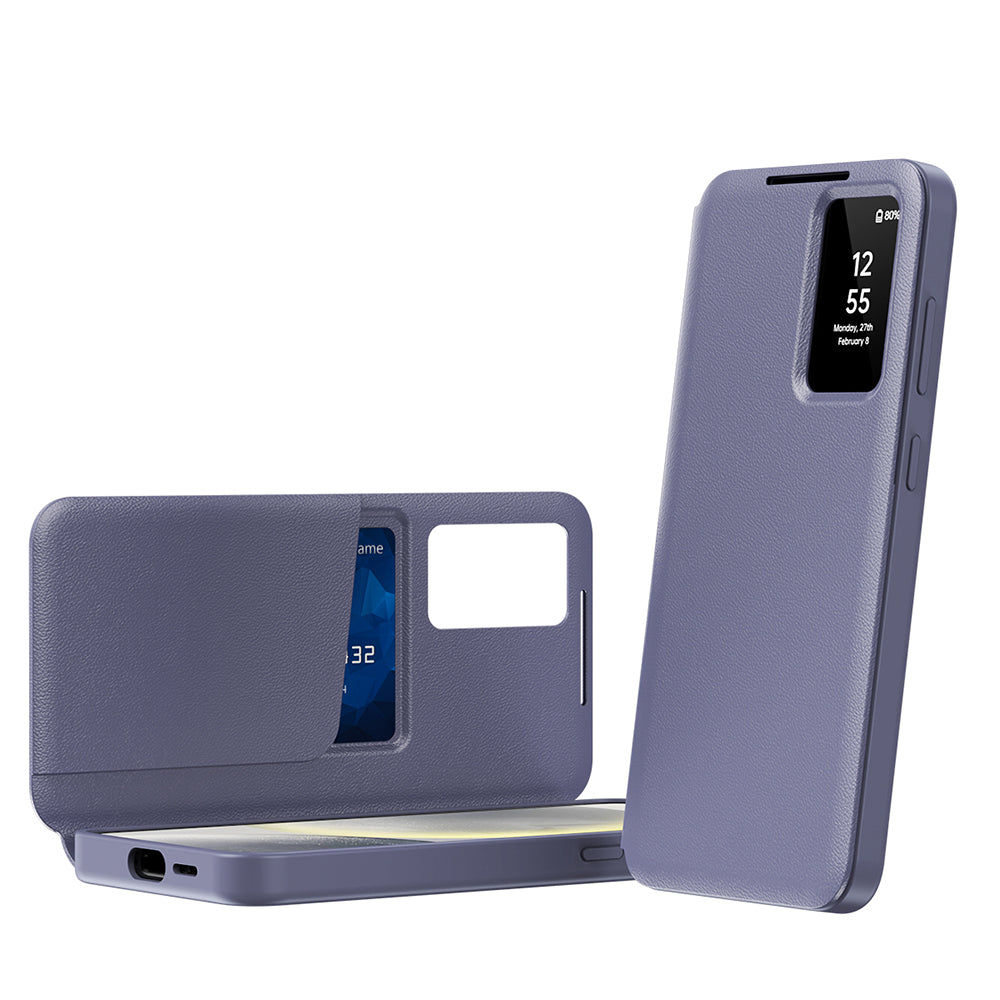 Hoes voor Samsung Galaxy S22+ 5G S906, Techsuit, SmartView, Paars
