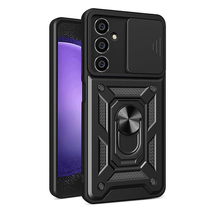 Hoes voor Samsung Galaxy S23 FE S711, Techsuit, CamShield, Zwart
