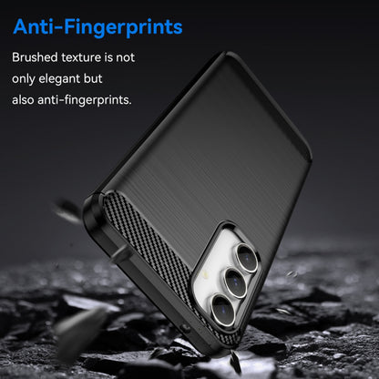 Hoes voor Samsung Galaxy S23 FE S711, Techsuit, Carbon, Zwart
