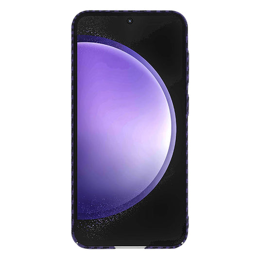 Hoes voor Samsung Galaxy S23 FE S711, Techsuit, Carbonite FiberShell, Paars