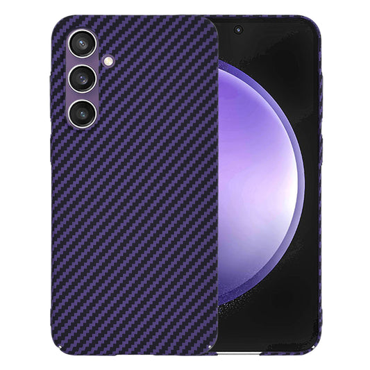 Hoes voor Samsung Galaxy S23 FE S711, Techsuit, Carbonite FiberShell, Paars