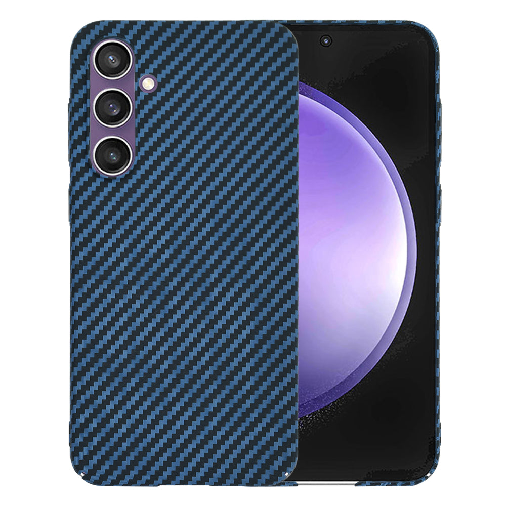 Hoes voor Samsung Galaxy S23 FE S711, Techsuit, Carbonite FiberShell, Turkoois