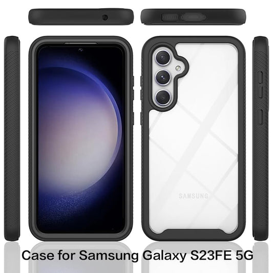 Hoes voor Samsung Galaxy S23 FE S711, Techsuit, Defense360 Pro, Zwart