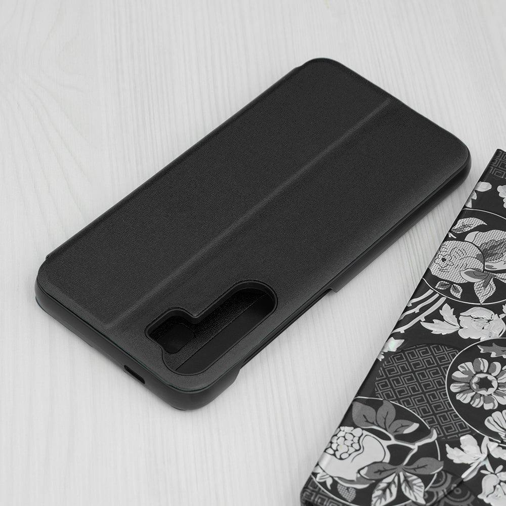 Hoes voor Samsung Galaxy S23 FE S711, Techsuit, eFold, Zwart