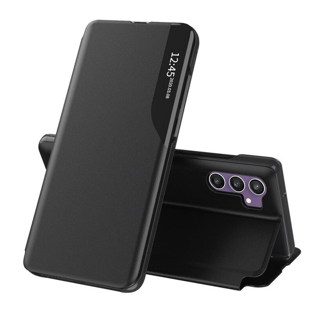 Hoes voor Samsung Galaxy S23 FE S711, Techsuit, eFold, Zwart