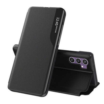 Hoes voor Samsung Galaxy S23 FE S711, Techsuit, eFold, Zwart