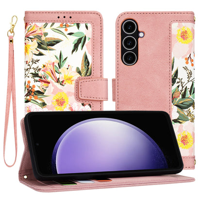 Hoes voor Samsung Galaxy S23 FE S711, Techsuit, FlipCraft, Roze