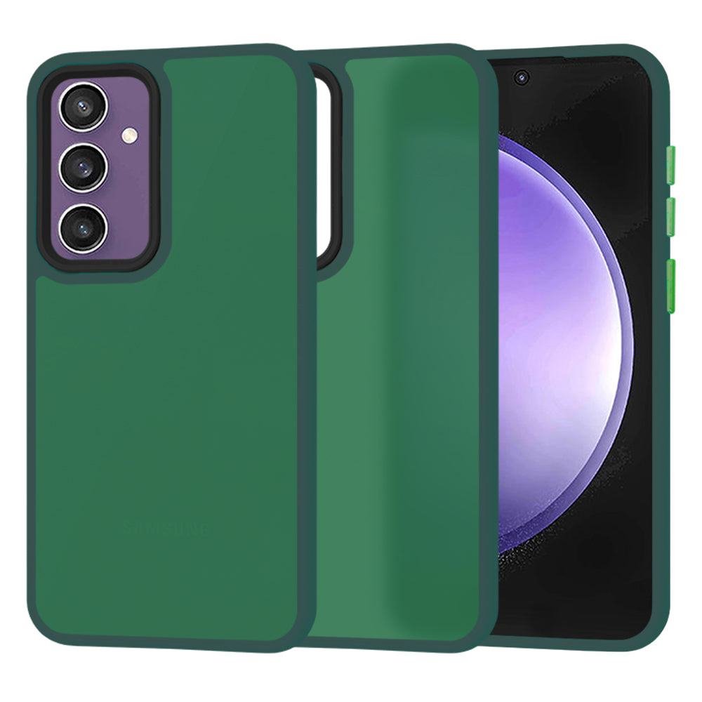 Hoes voor Samsung Galaxy S23 FE S711, Techsuit, HaloFrost, Groen