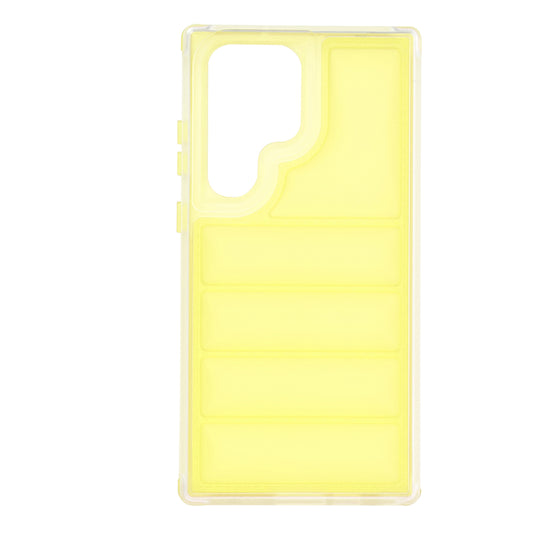 Hoes voor Samsung Galaxy S23 FE S711, Techsuit, Wave Shield, Geel
