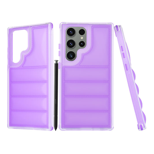 Hoes voor Samsung Galaxy S23 FE S711, Techsuit, Wave Shield, Paars