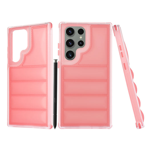 Hoes voor Samsung Galaxy S23 FE S711, Techsuit, Wave Shield, Rood