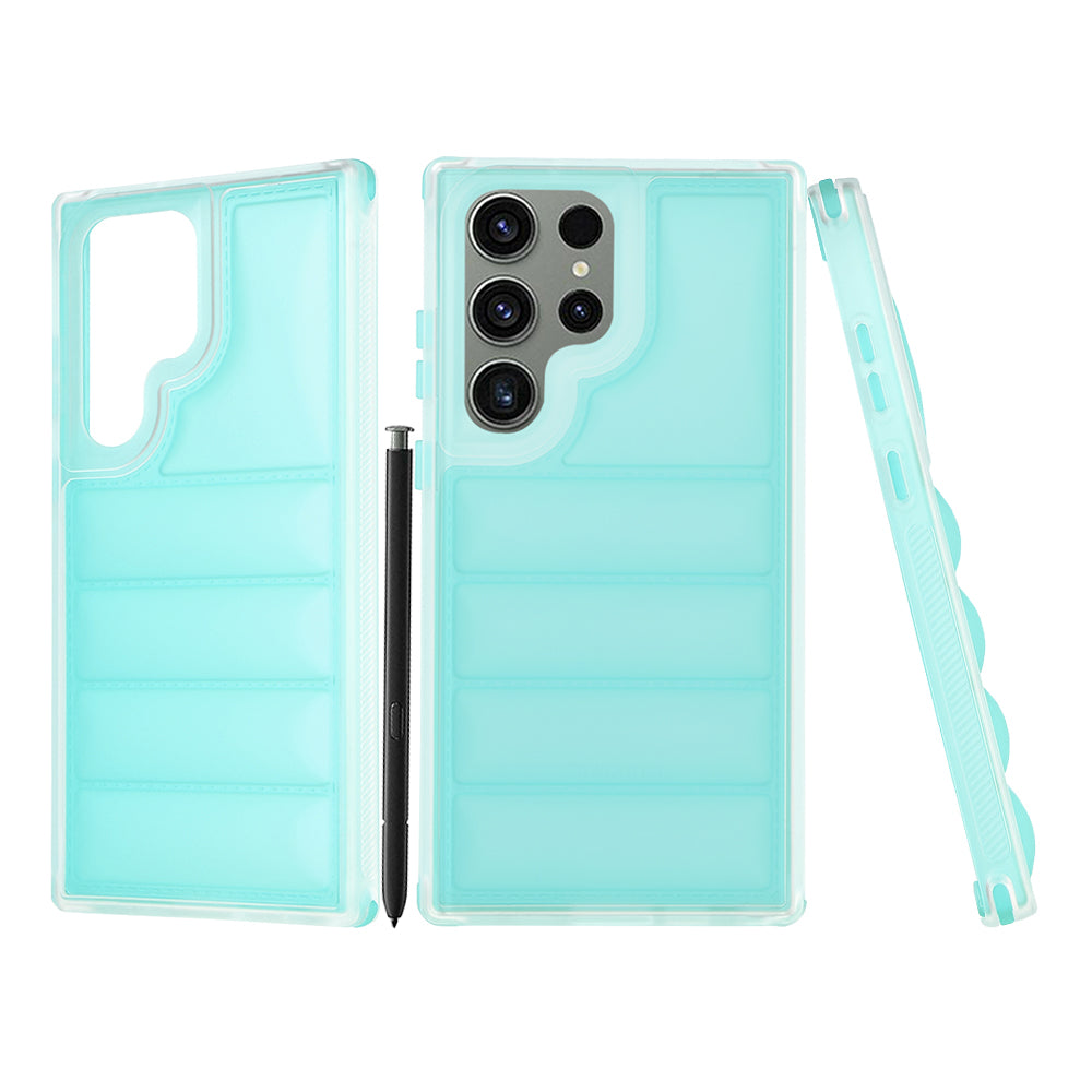Hoesje voor Samsung Galaxy S23 FE S711, Techsuit, Wave Shield, Turkoois