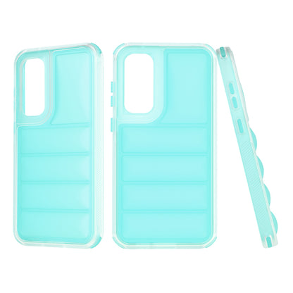 Hoesje voor Samsung Galaxy S23 FE S711, Techsuit, Wave Shield, Turkoois
