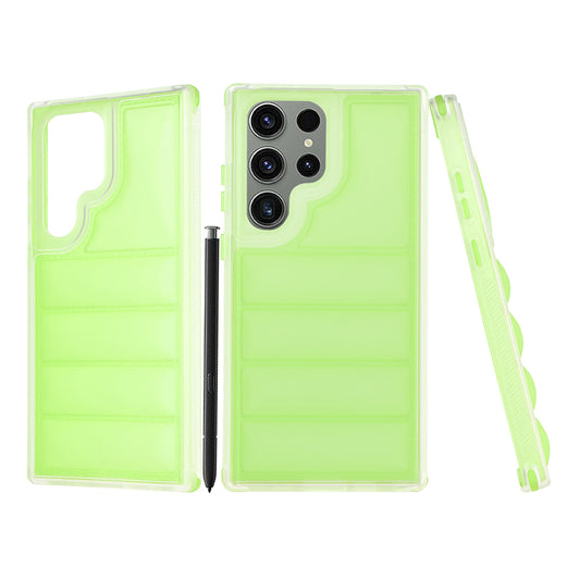 Hoes voor Samsung Galaxy S23 FE S711, Techsuit, Wave Shield, Groen