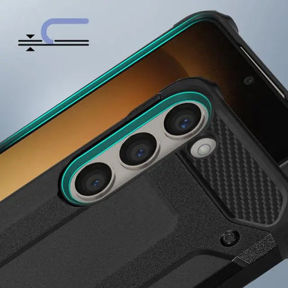 Hoes voor Samsung Galaxy S23+ S916, Techsuit, Hybrid Armor, Zwart