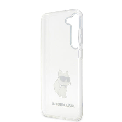 Hoes voor Samsung Galaxy S23 S911, Karl Lagerfeld, Ikonik Choupette, Transparant