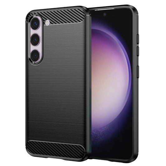 Hoes voor Samsung Galaxy S23 S911, Techsuit, Carbon, Zwart