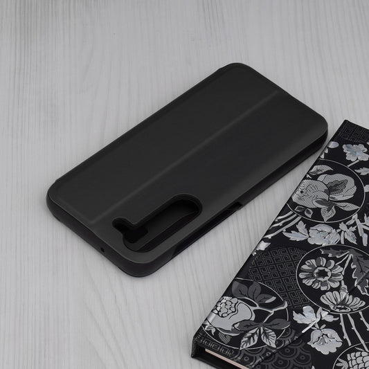Hoes voor Samsung Galaxy S23 S911, Techsuit, eFold, Zwart