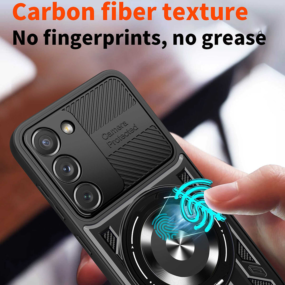 Hoes voor Samsung Galaxy S23 S911, Techsuit, RuggedCam, Grijs