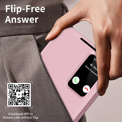 Case for Samsung Galaxy S23 S911, Techsuit, SmartView, Pink