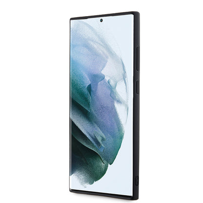 Case for Samsung Galaxy S23 Ultra S918, Karl Lagerfeld, 3D Rubber Glitter Logo, Black