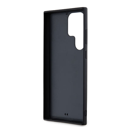 Case for Samsung Galaxy S23 Ultra S918, Karl Lagerfeld, 3D Rubber Glitter Logo, Black