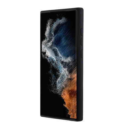 Hoesje voor Samsung Galaxy S23 Ultra S918, Karl Lagerfeld, Silicone Choupette, Zwart