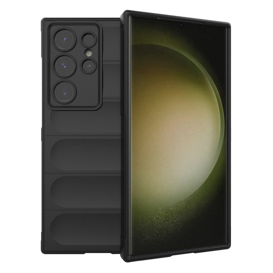 Hoesje voor Samsung Galaxy S23 Ultra S918, Techsuit, Magic Shield, Zwart